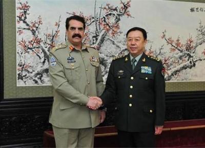 ملاقات مقامات نظامی چین با اسلام آباد قبل از سفر راحیل شریف به آمریکا