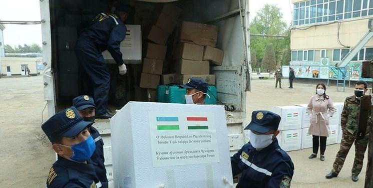 ارسال کمک های بشردوستانه ازبکستان به تاجیکستان