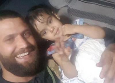 الحشدالشعبی دختربچه ای که داعش والدینش را به شهادت رساند، نجات داد
