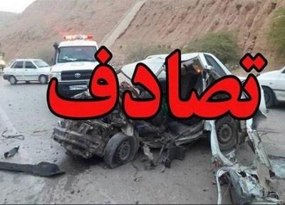 واژگونی مینی بوس در آزادراه قزوین- کرج حادثه آفرید