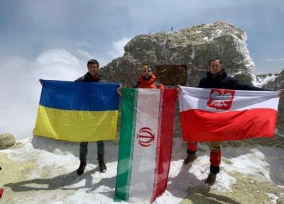 صعود دیپلمات های لهستانی و اوکراینی به قله دماوند
