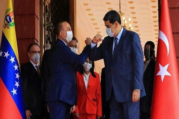 وزیر خارجه ترکیه به ونزوئلا سفر کرد