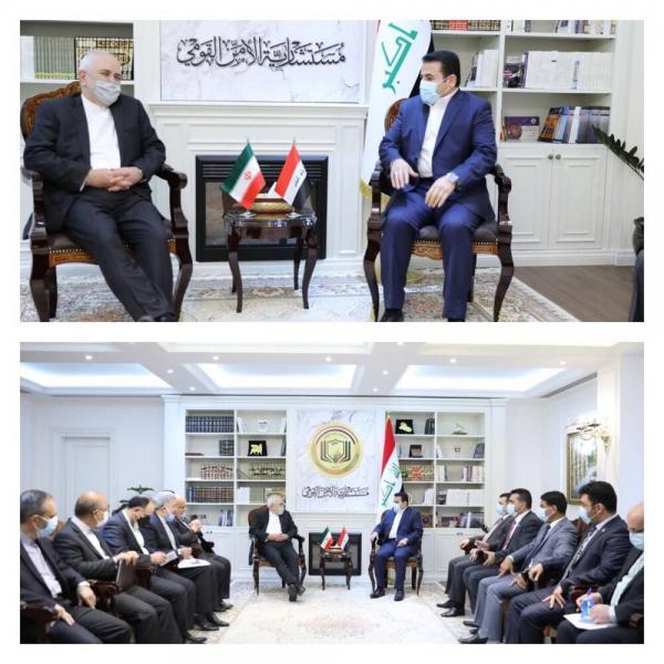 ظریف با مشاور امنیت ملی عراق ملاقات کرد